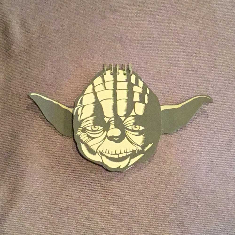 Yoda Head Spiral Bound Notebook | New